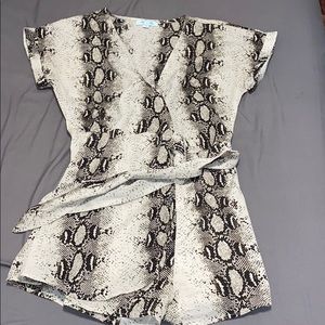 Snakeskin Romper